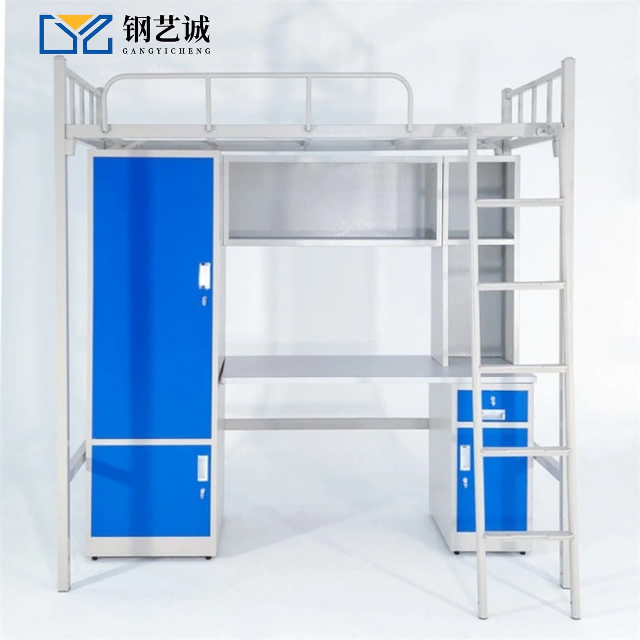 Student Bunk Bed with Desk